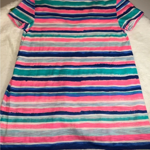 Lilly Pulitzer NWT Etta V-Neck Top Sandy Shell Stripe $44 Size XXS - Picture 7 of 7